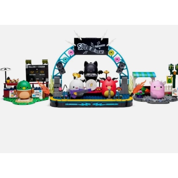 BLDR Squishmallows Squish Tour Concert 379pc Building Set Brand New Sealed Box - Picture 3 of 6